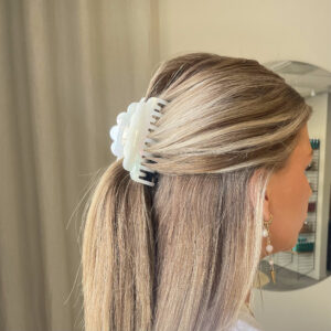 Hårklämma VILMA White