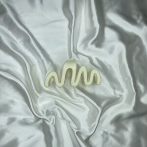 LYX Hårklämma Wave Pale Yellow