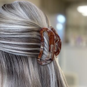 Hårklämma MINNA Brown Small