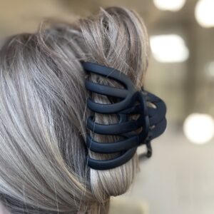 LYX Hårklämma Big Wave Black